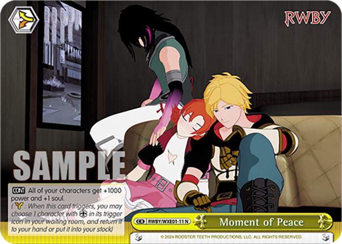 Moment of Peace (RWBY/WXE01-11 N) [RWBY: Premium Booster] | Cracking-Singles