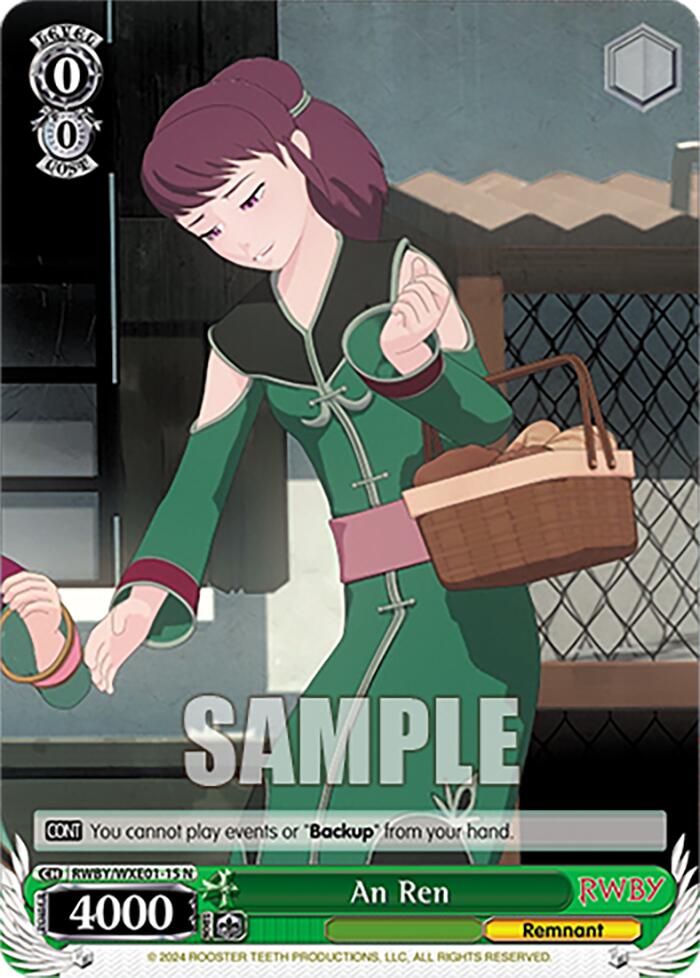 An Ren (RWBY/WXE01-15 N) [RWBY: Premium Booster] | Cracking-Singles