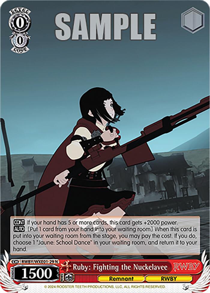 Ruby: Fighting the Nuckelavee (RWBY/WXE01-29 N) [RWBY: Premium Booster] | Cracking-Singles