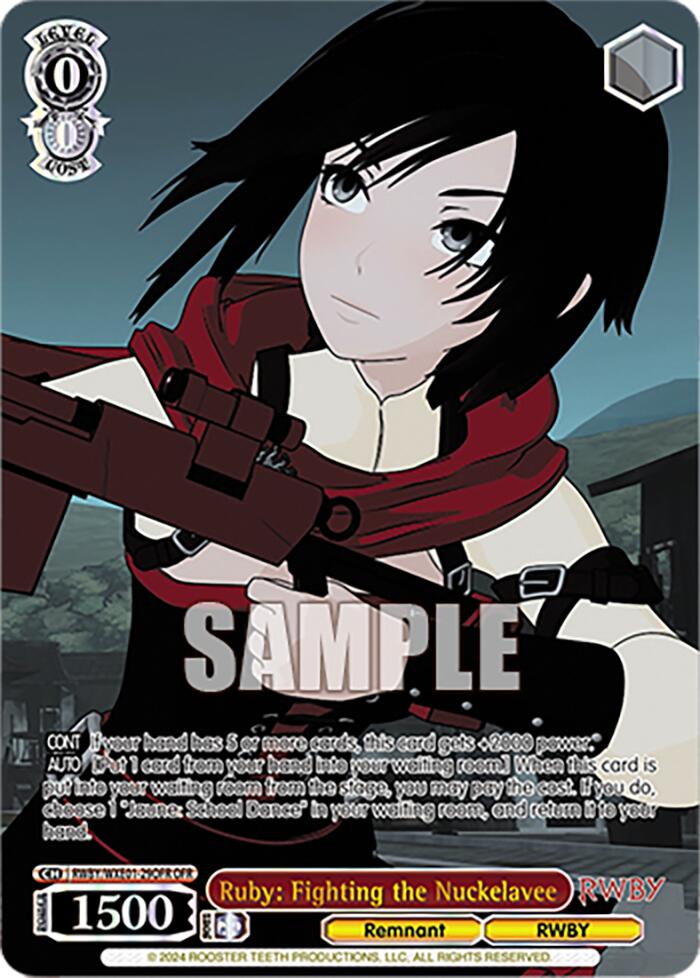 Ruby: Fighting the Nuckelavee (RWBY/WXE01-29OFR OFR) [RWBY: Premium Booster] | Cracking-Singles