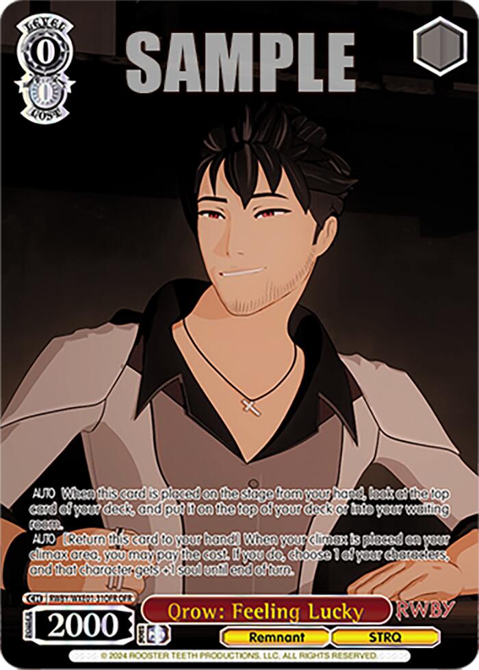 Qrow: Feeling Lucky (RWBY/WXE01-31OFR OFR) [RWBY: Premium Booster] | Cracking-Singles
