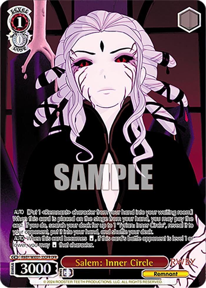 Salem: Inner Circle (RWBY/WXE01-33OFR OFR) [RWBY: Premium Booster] | Cracking-Singles