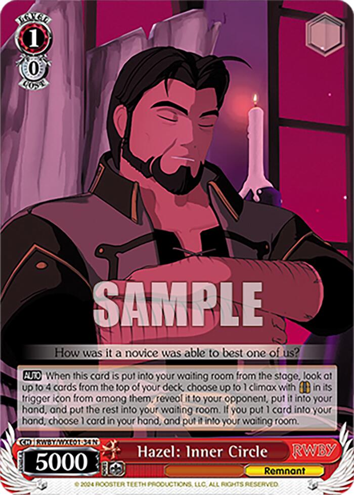 Hazel: Inner Circle (RWBY/WXE01-34 N) [RWBY: Premium Booster] | Cracking-Singles