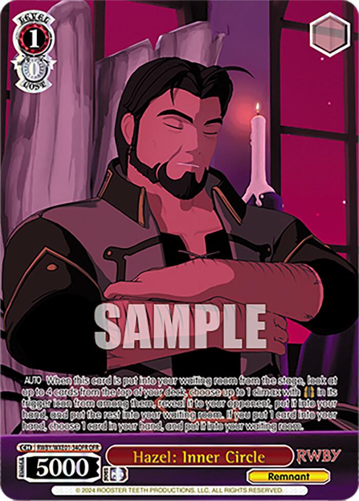 Hazel: Inner Circle (RWBY/WXE01-34OFR OFR) [RWBY: Premium Booster] | Cracking-Singles