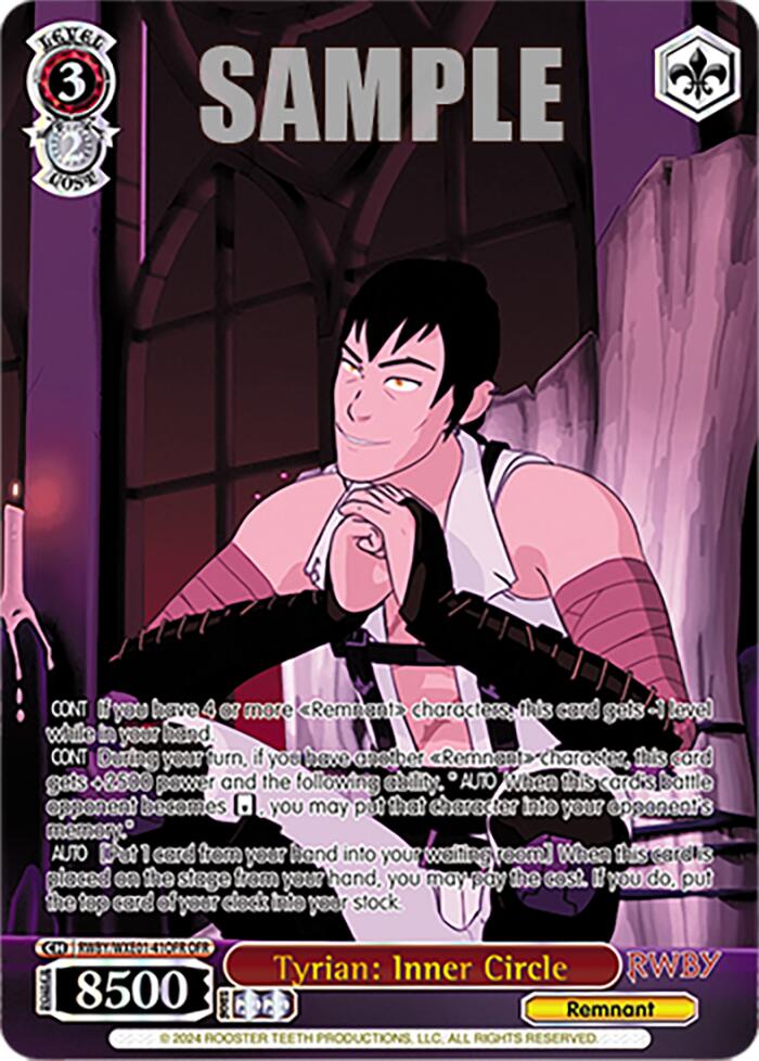 Tyrian: Inner Circle (RWBY/WXE01-41OFR OFR) [RWBY: Premium Booster] | Cracking-Singles