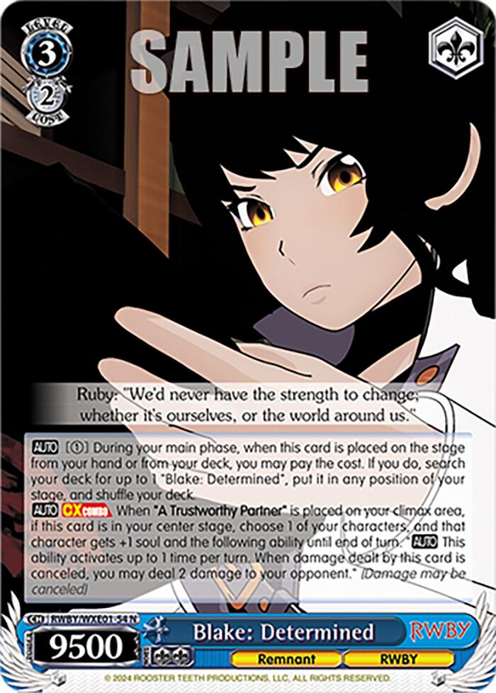 Blake: Determined (RWBY/WXE01-54 N) [RWBY: Premium Booster] | Cracking-Singles