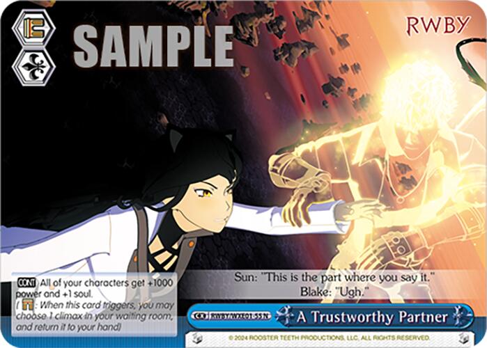 A Trustworthy Partner (RWBY/WXE01-55 N) [RWBY: Premium Booster] | Cracking-Singles