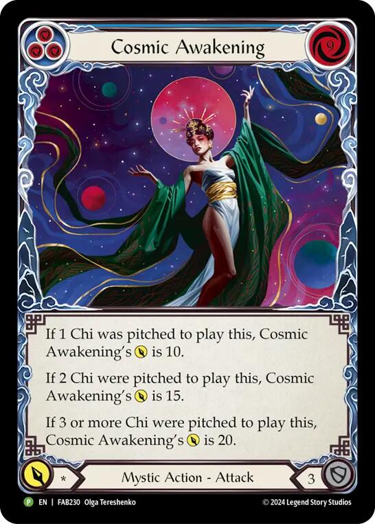Cosmic Awakening [MST076] (Promo)  Cold Foil | Cracking-Singles