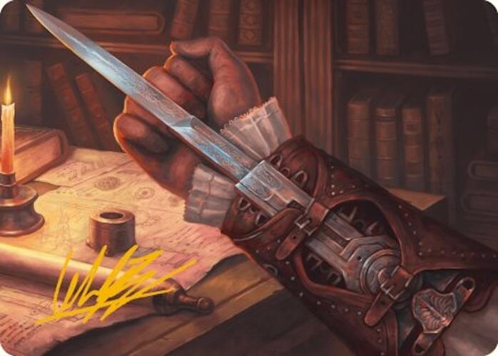 Hidden Blade Art Card (Gold-Stamped Signature) [Assassin's Creed Art Series] | Cracking-Singles