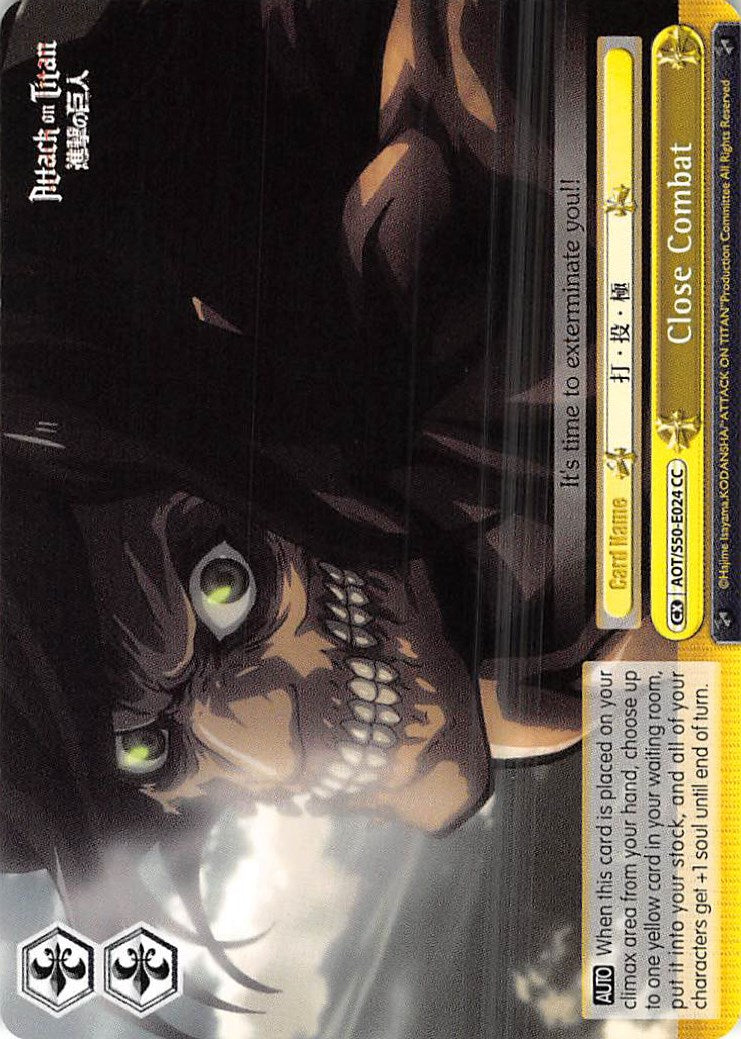 Close Combat (AOT/S50-E024 CC) [Attack on Titan Vol. 2] | Cracking-Singles