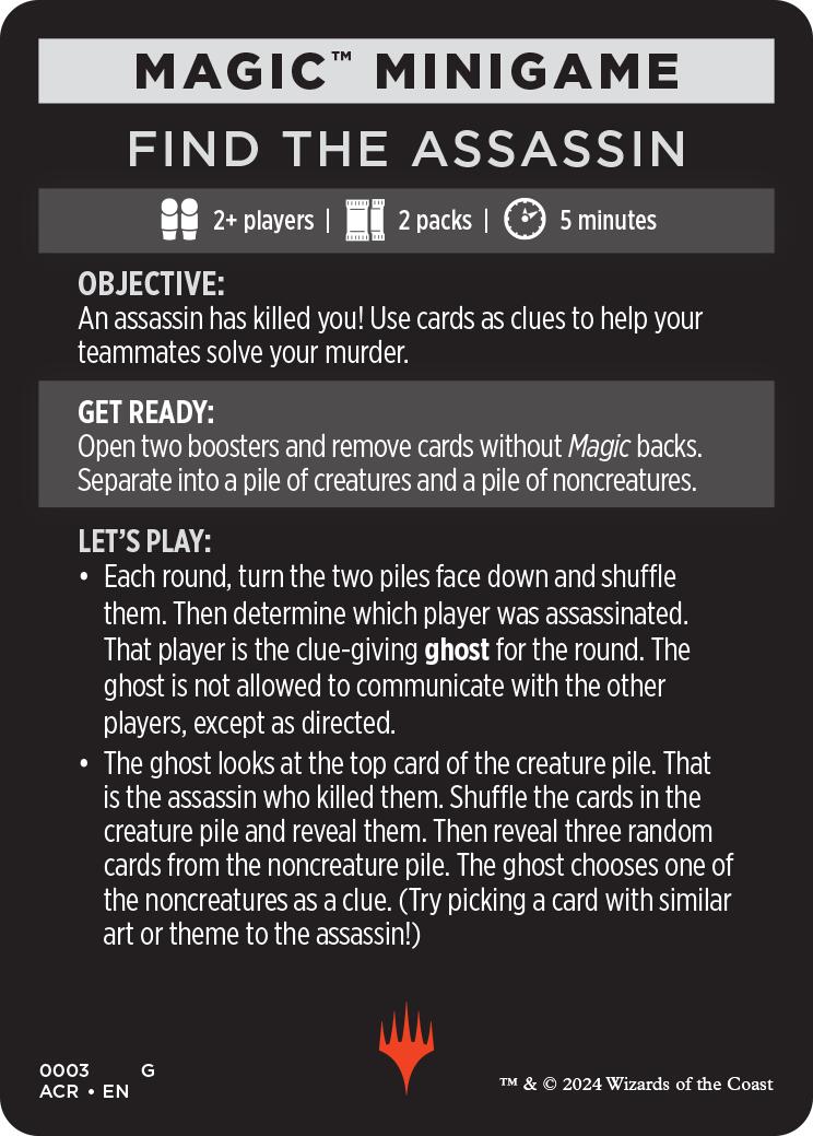 Find The Assassin (Magic Minigame) [Assassin's Creed Minigame] | Cracking-Singles