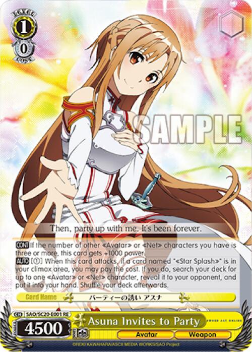 Asuna Invites to Party [Sword Art Online Chronicle Set] | Cracking-Singles