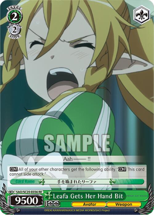 Leafa Gets Her Hand Bit [Sword Art Online Chronicle Set] | Cracking-Singles