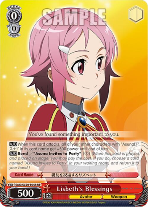 Lisbeth's Blessings [Sword Art Online Chronicle Set] | Cracking-Singles