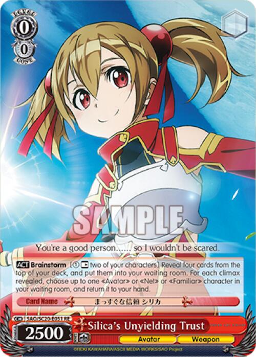 Silica's Unyielding Trust [Sword Art Online Chronicle Set] | Cracking-Singles