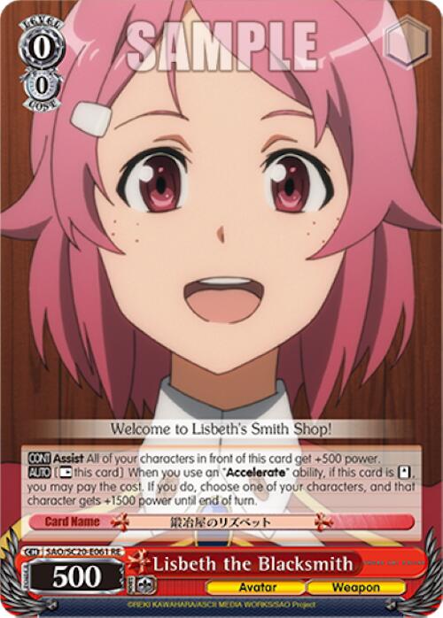 Lisbeth the Blacksmith [Sword Art Online Chronicle Set] | Cracking-Singles