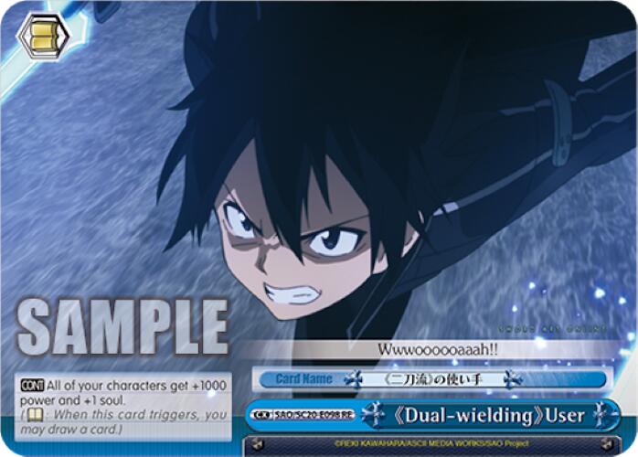 Dual-wielding User [Sword Art Online Chronicle Set] | Cracking-Singles
