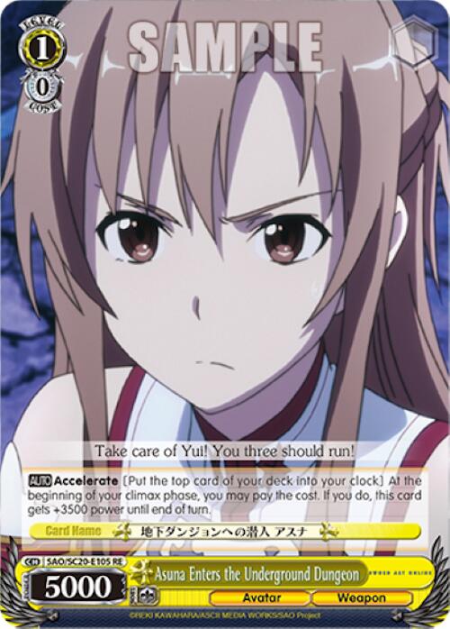 Asuna Enters the Underground Dungeon [Sword Art Online Chronicle Set] | Cracking-Singles