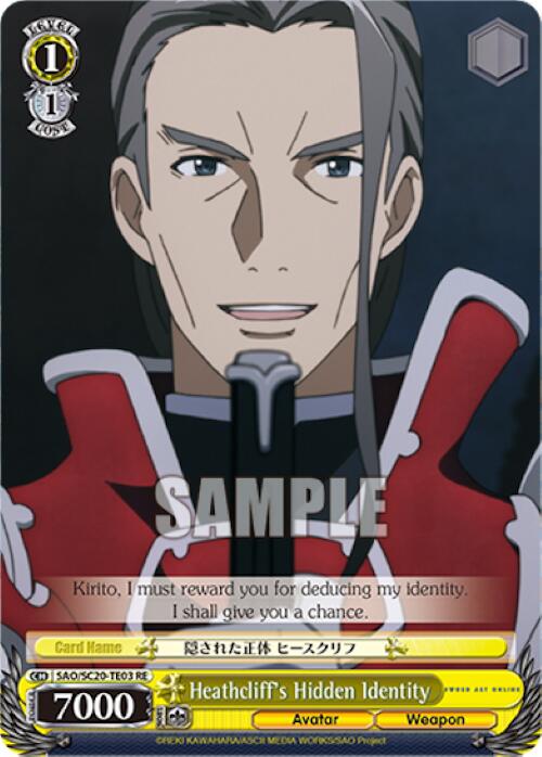Heathcliff's Hidden Identity (TD) [Sword Art Online Chronicle Set] | Cracking-Singles