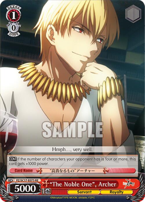 The Noble One, Archer [Fate/Zero Chronicle Set] | Cracking-Singles