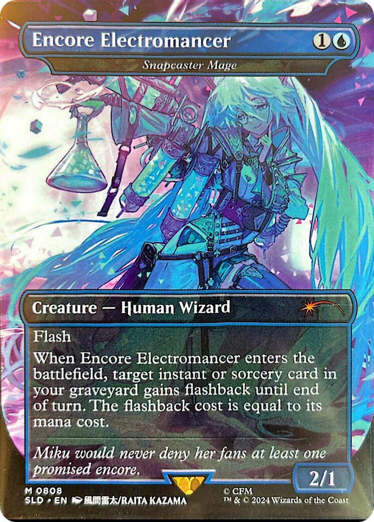 Encore Electromancer - Snapcaster Mage (Rainbow Foil) [Secret Lair Drop Series] | Cracking-Singles
