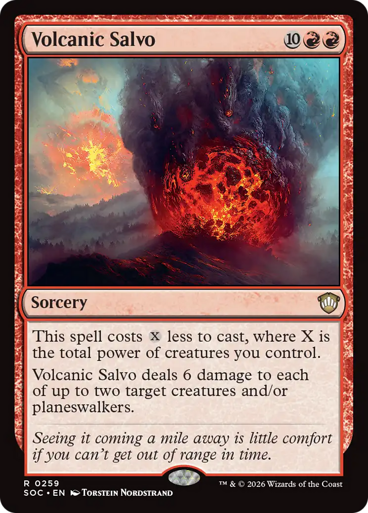 Volcanic Salvo [Secrets of Strixhaven Commander] | Cracking-Singles