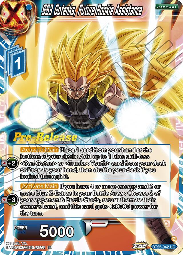 SS3 Gotenks, Future Rookie Assistance (BT25-042) [Legend of the Dragon Balls Prerelease Promos] | Cracking-Singles
