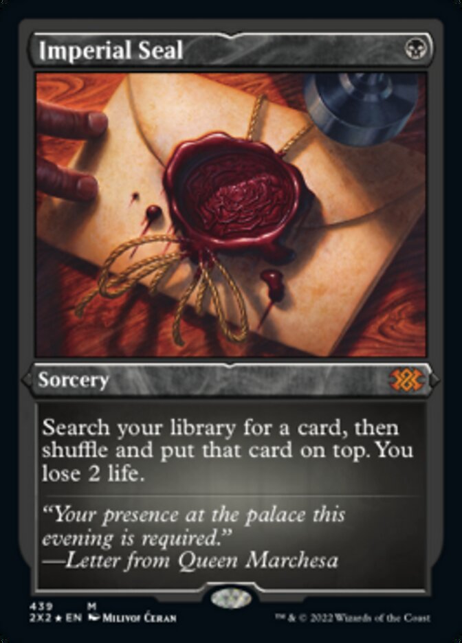 Imperial Seal (Foil Etched) [Double Masters 2022] | Cracking-Singles