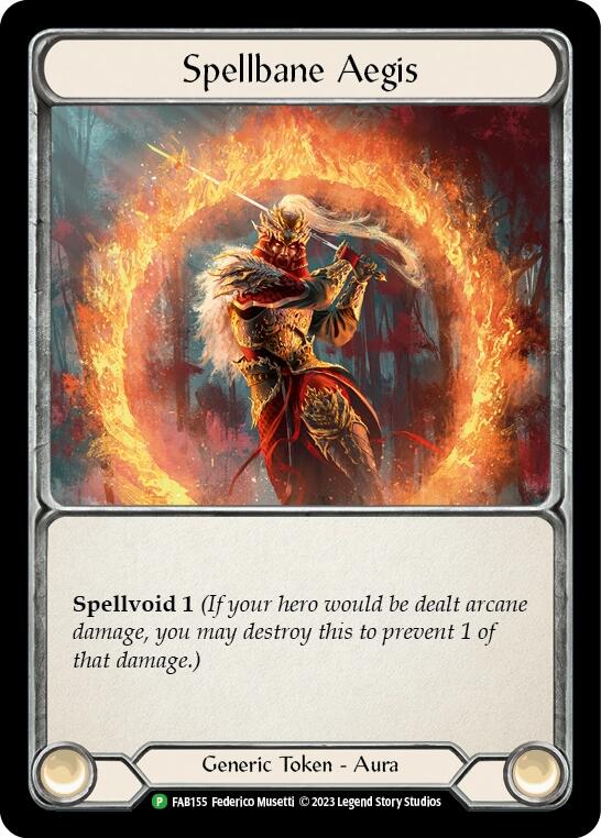 Spellbane Aegis [FAB155] (Promo)  Cold Foil | Cracking-Singles