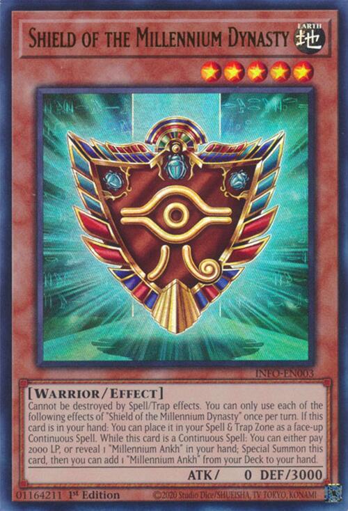 Shield of the Millennium Dynasty [INFO-EN003] Ultra Rare | Cracking-Singles