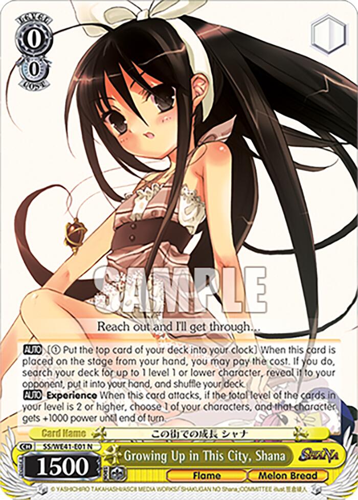 Growing Up in This City, Shana [Shakugan no Shana Premium Booster] | Cracking-Singles