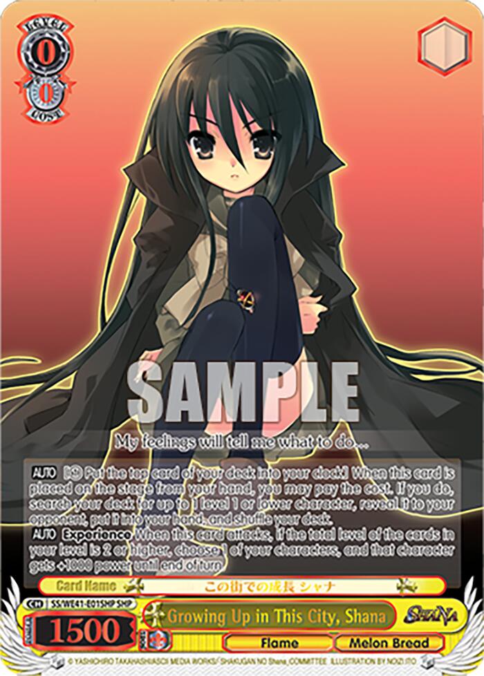 Growing Up in This City, Shana (SHP) [Shakugan no Shana Premium Booster] | Cracking-Singles