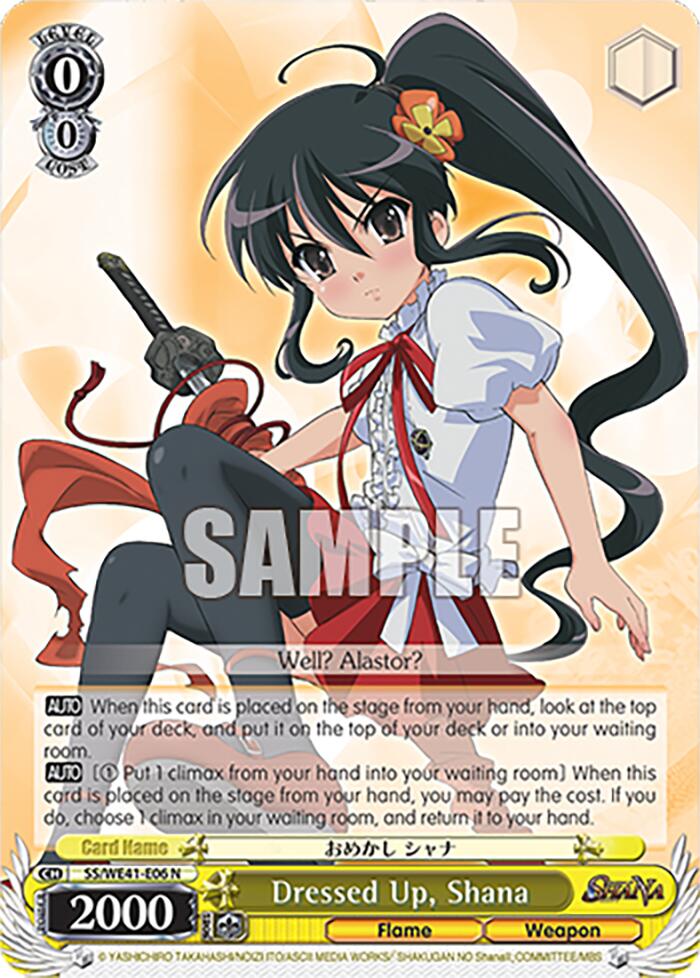 Dressed Up, Shana [Shakugan no Shana Premium Booster] | Cracking-Singles