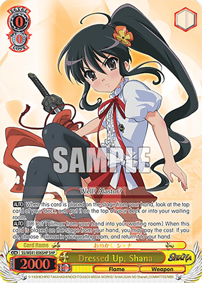 Dressed Up, Shana (SHP) [Shakugan no Shana Premium Booster] | Cracking-Singles