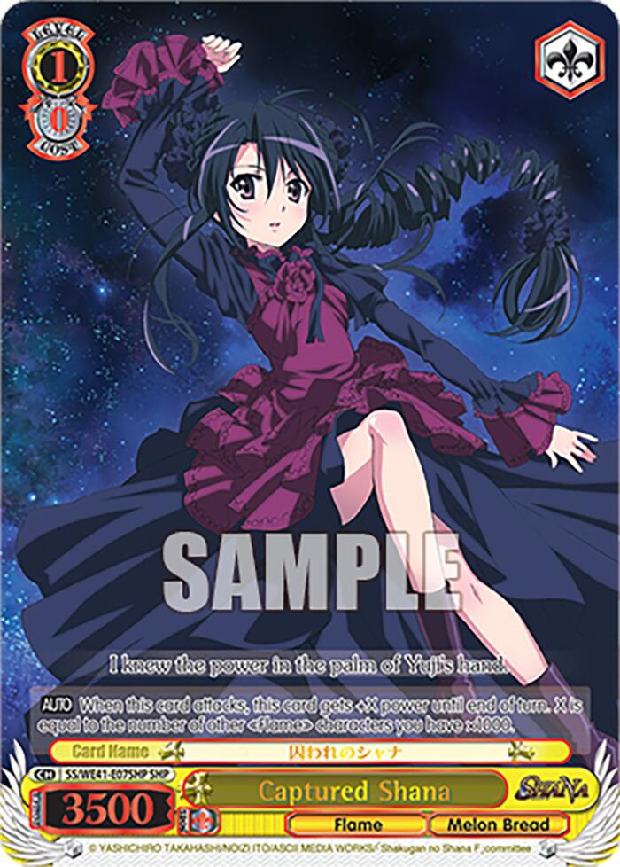 Captured Shana (SHP) [Shakugan no Shana Premium Booster] | Cracking-Singles