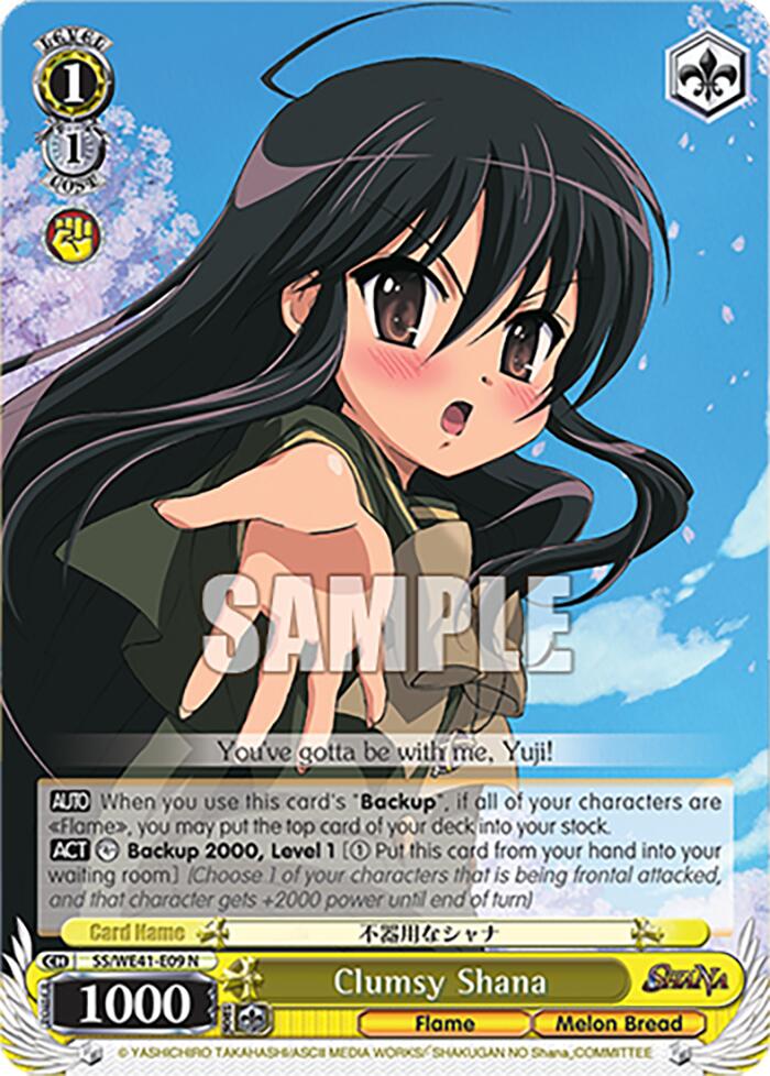 Clumsy Shana [Shakugan no Shana Premium Booster] | Cracking-Singles
