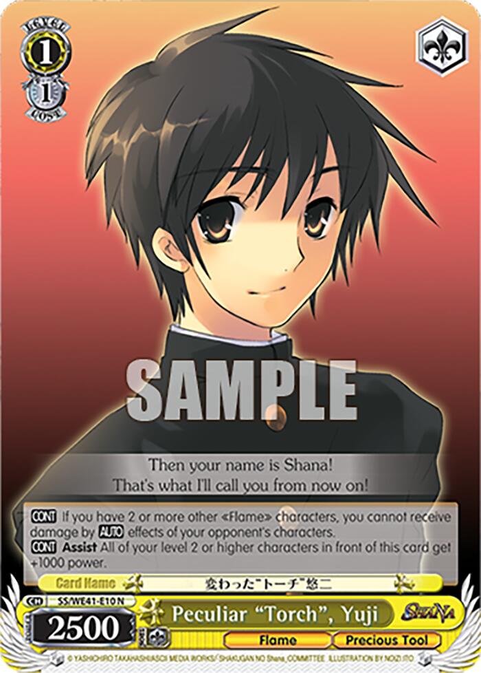 Peculiar "Torch", Yuji [Shakugan no Shana Premium Booster] | Cracking-Singles