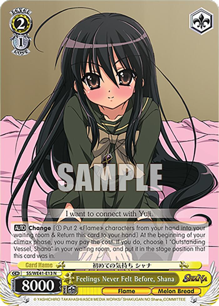 Feelings Never Felt Before, Shana [Shakugan no Shana Premium Booster] | Cracking-Singles