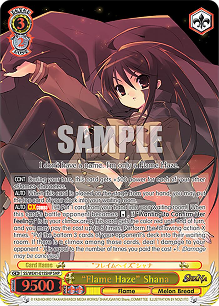 "Flame Haze" Shana (SHP) [Shakugan no Shana Premium Booster] | Cracking-Singles