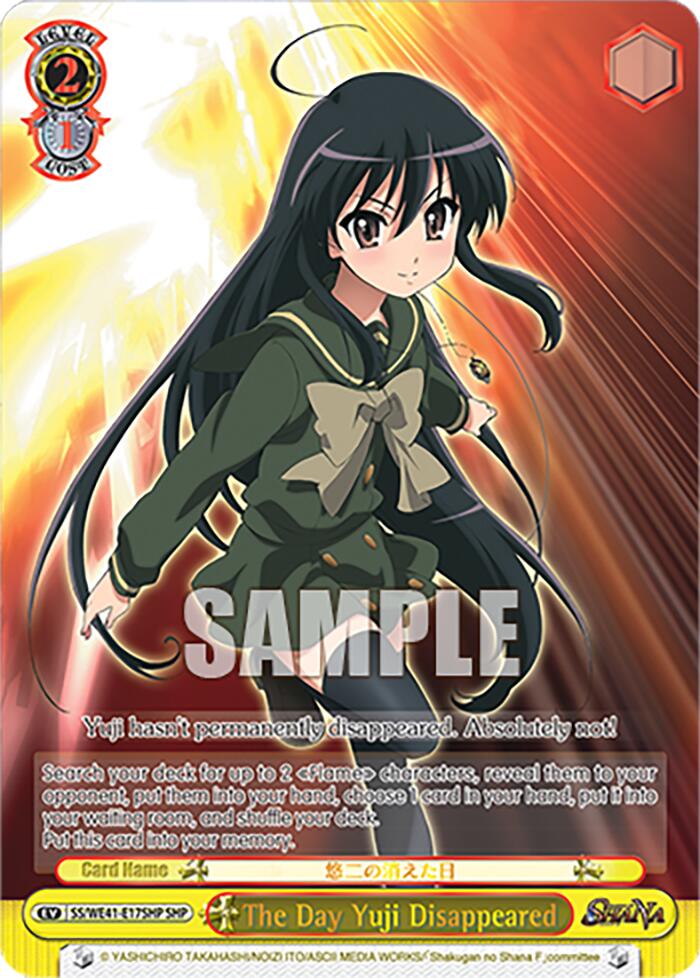 The Day Yuji Disappeared (SHP) [Shakugan no Shana Premium Booster] | Cracking-Singles