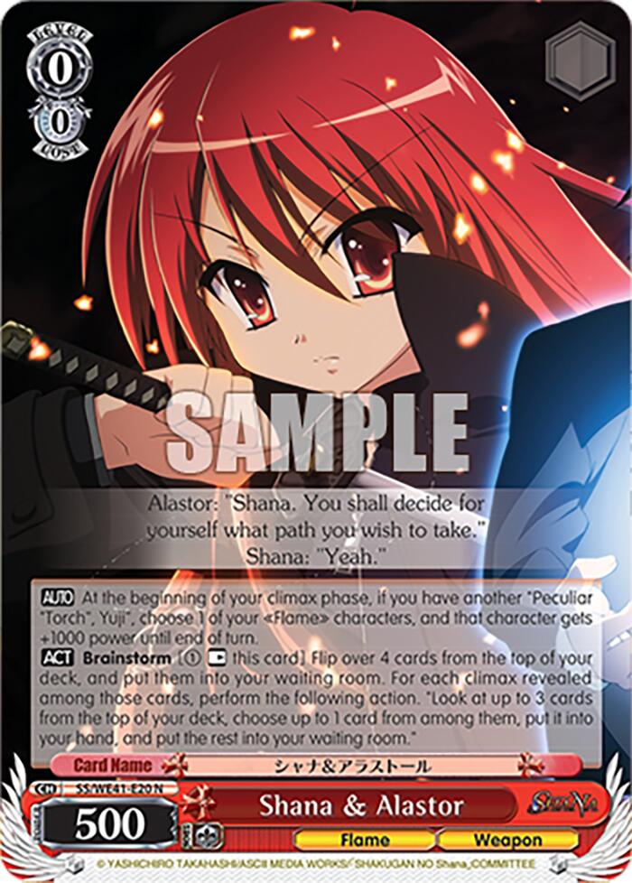 Shana & Alastor [Shakugan no Shana Premium Booster] | Cracking-Singles
