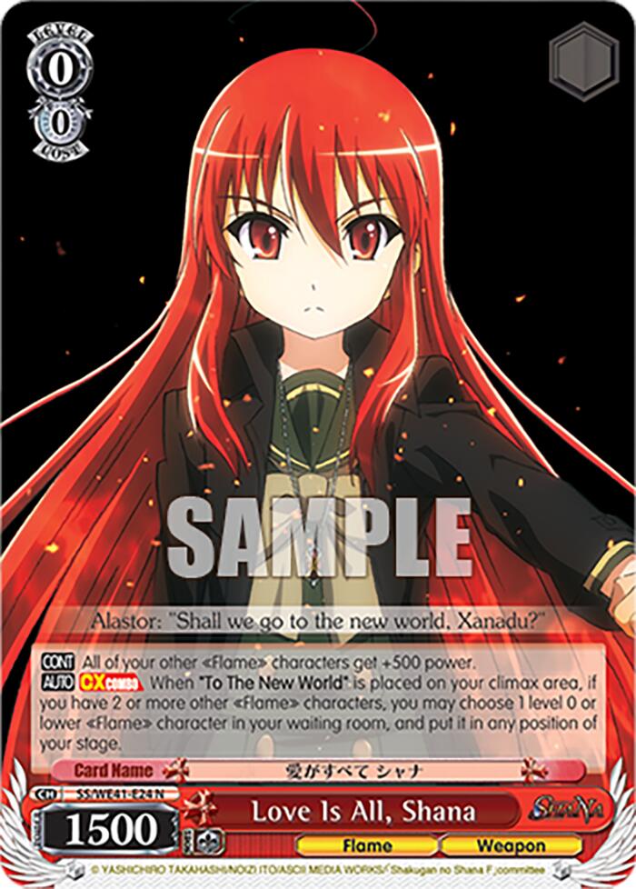 Love Is All, Shana [Shakugan no Shana Premium Booster] | Cracking-Singles