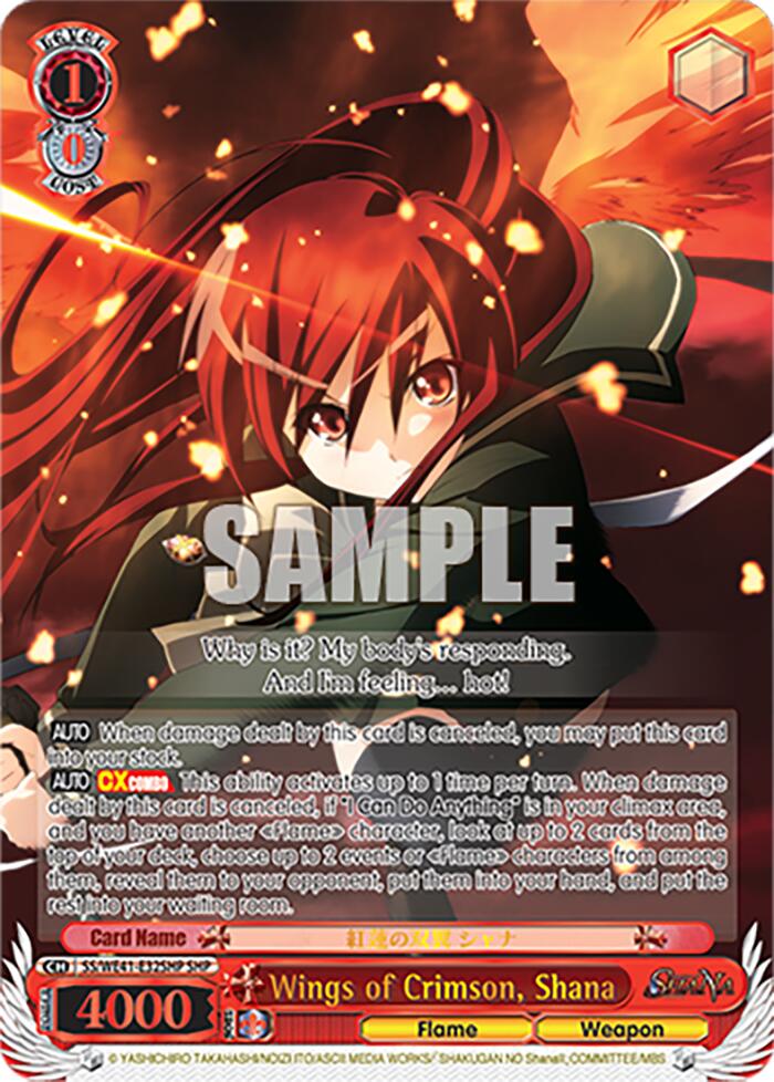 Wings of Crimson, Shana (SHP) [Shakugan no Shana Premium Booster] | Cracking-Singles