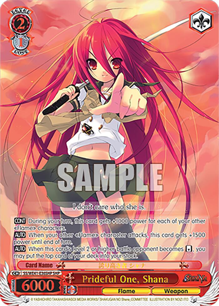 Prideful One, Shana (SHP) [Shakugan no Shana Premium Booster] | Cracking-Singles