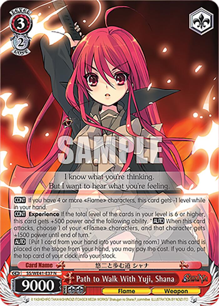 Path to Walk With Yuji, Shana [Shakugan no Shana Premium Booster] | Cracking-Singles
