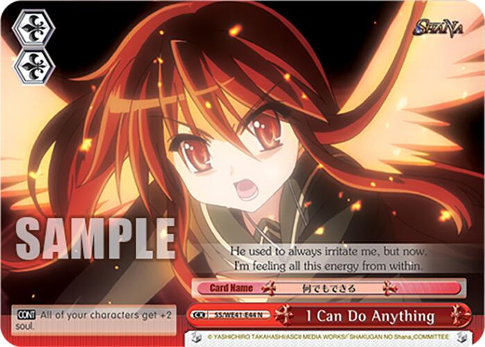 I Can Do Anything [Shakugan no Shana Premium Booster] | Cracking-Singles