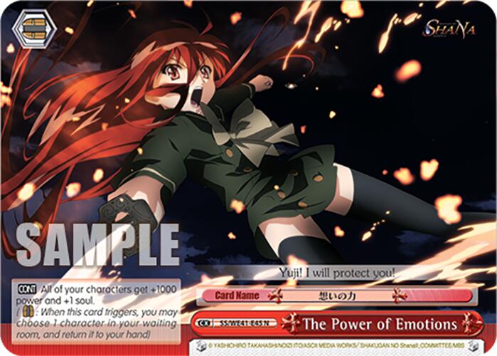 The Power of Emotions [Shakugan no Shana Premium Booster] | Cracking-Singles