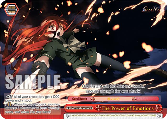 The Power of Emotions (SHP) [Shakugan no Shana Premium Booster] | Cracking-Singles