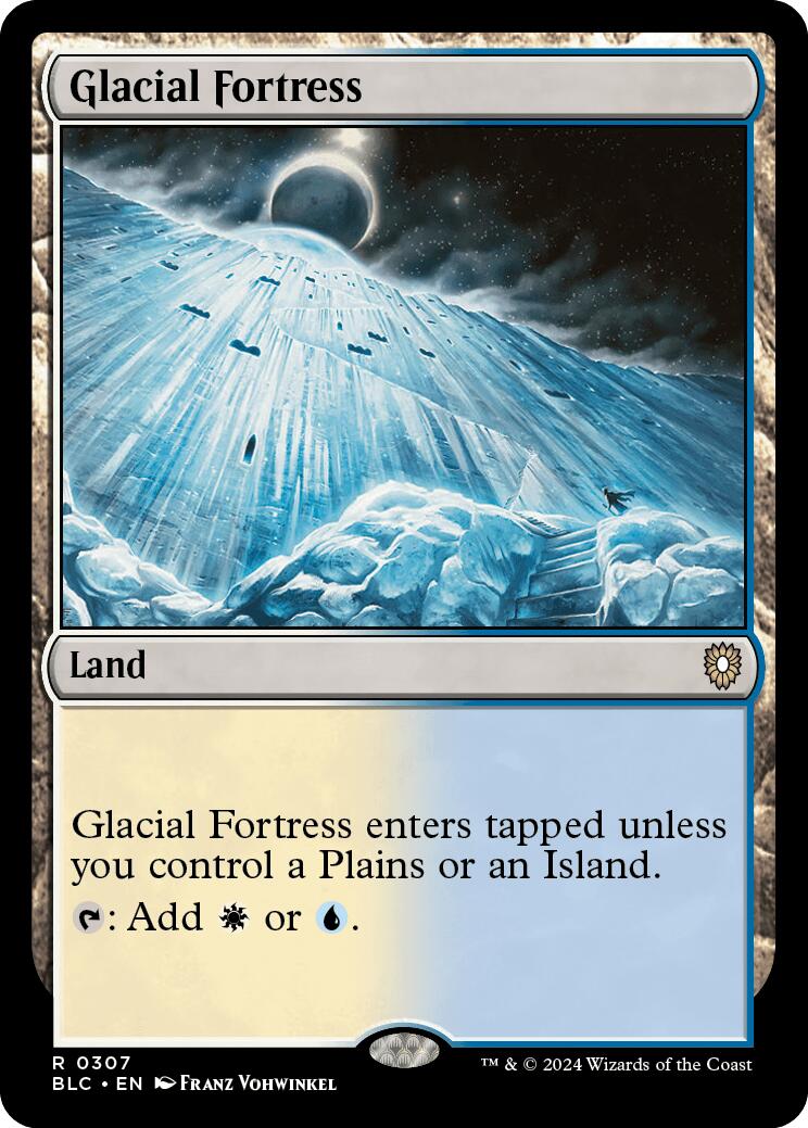 Glacial Fortress [Bloomburrow Commander] | Cracking-Singles