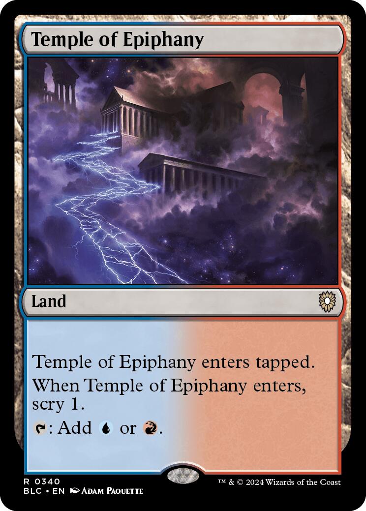 Temple of Epiphany [Bloomburrow Commander] | Cracking-Singles